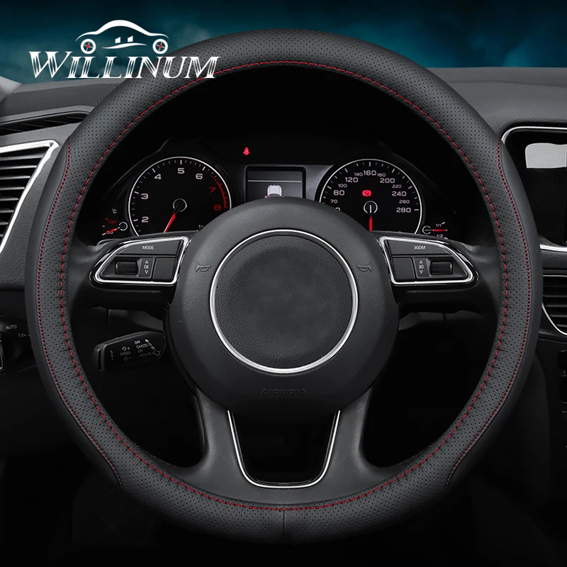 Кожаные чехлы для руля автомобиля BMW F10 F11 противоскользящий пылезащитный