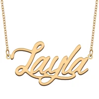 necklace with name layla for his her family member best friend birthday gifts on christmas mother day valentines day