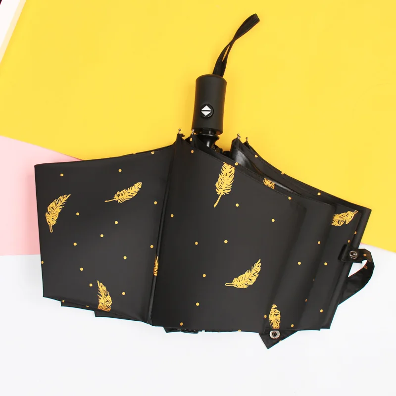 Cute Portable Umbrella Rain Women Wedding Novelty Parasol Windproof Travel Garden Paraguas Mujer Gear AB50YS | Дом и сад