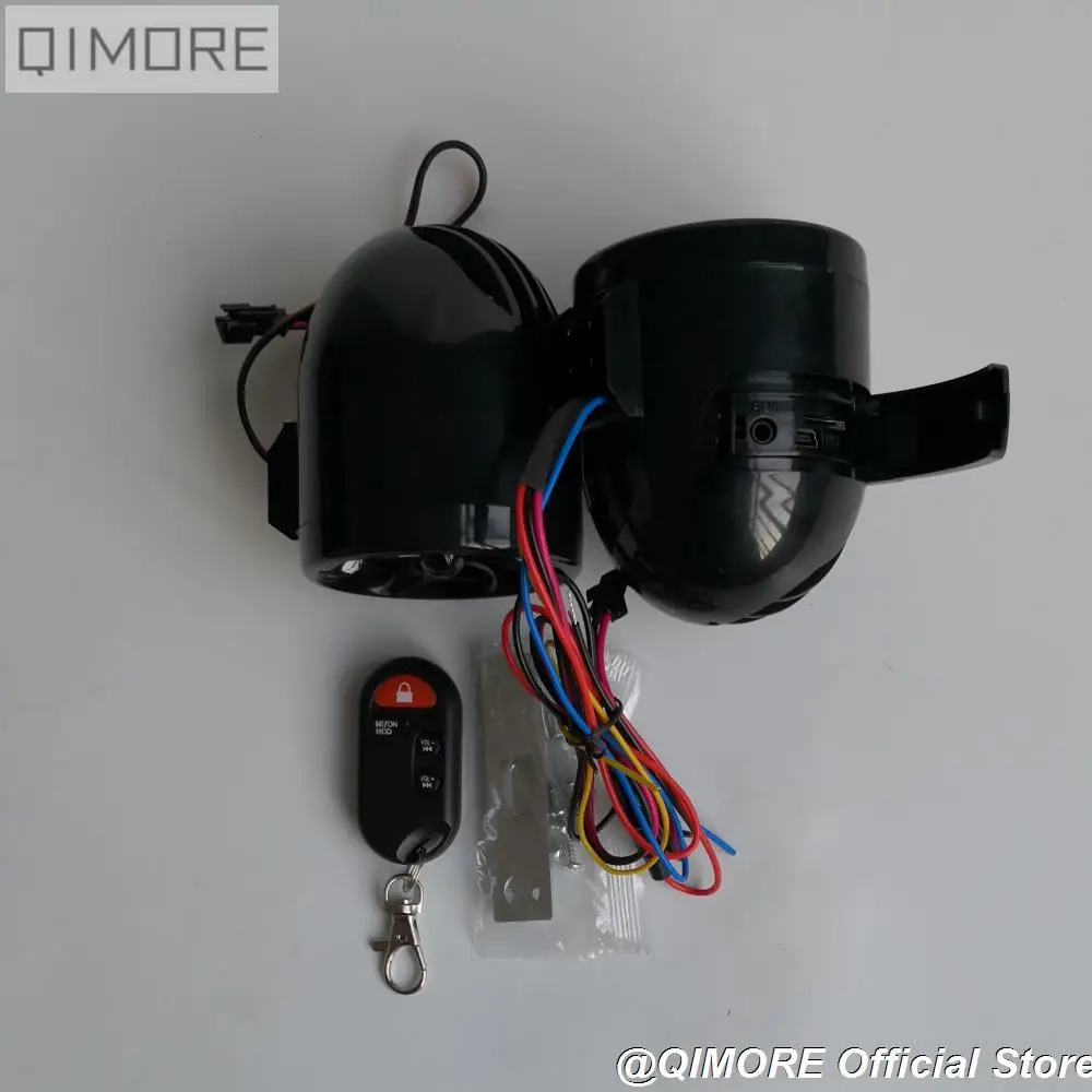 Аудио FM-радио MP3 SD iPod стереодинамики универсальные для мотоцикла скутера