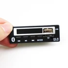 Плата декодера MP3, Bluetooth 5,0, MP3 плеер, модуль декодера MP3 Bluetooth WMA WAV, аудиоаксессуары с FM-радио, цветной экран 12 В