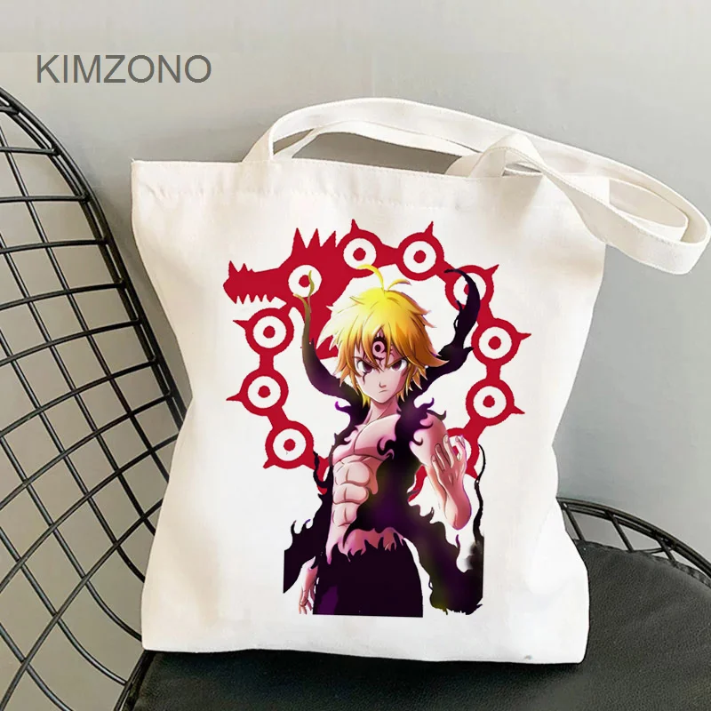 

Сумка для покупок семь смертных грехов, эко-Хлопковая сумка для покупок, Экосумка, многоразовая сумка