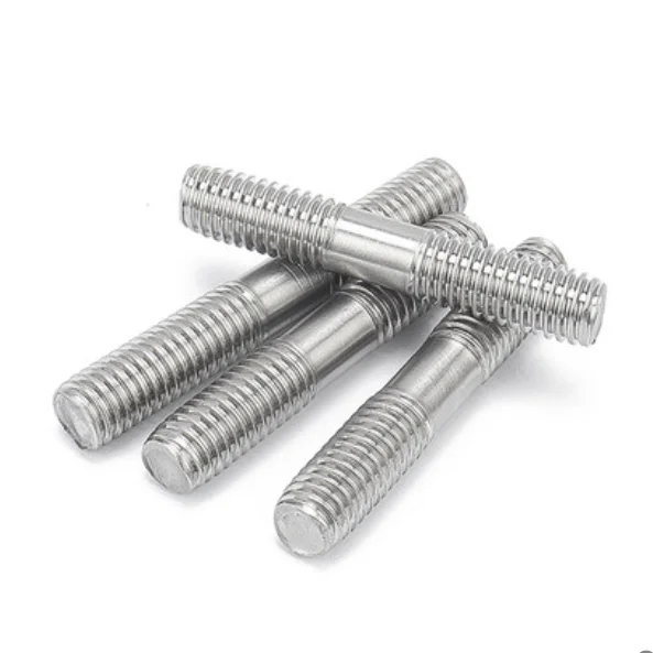 3 шт. M10 болт с резьбой двойной головкой 304 зубчатый стержень из нержавеющей стали