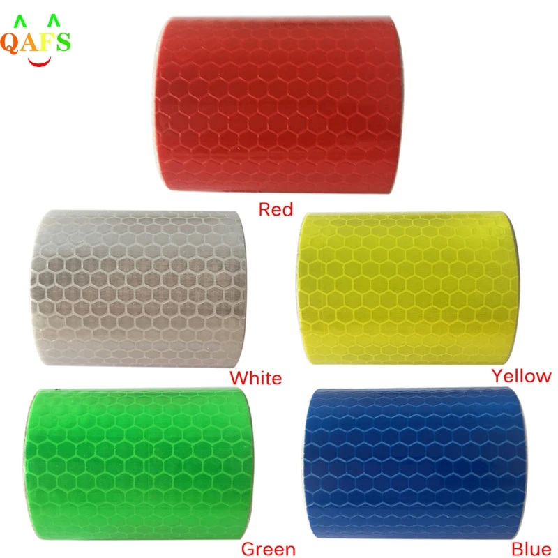 

Самоклеящаяся лента 5X10 0 см, водонепроницаемая однотонная светоотражающая лента, безопасность, предупреждение, отражающая лента, предупреж...