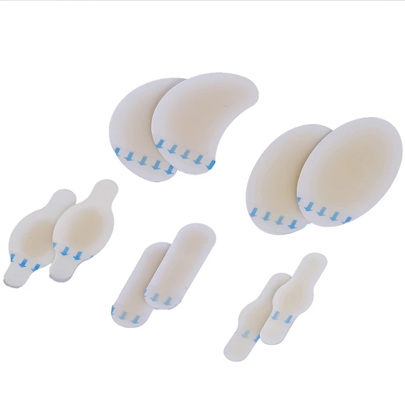 2 шт. мягкие Гидроколлоидные подушечки для ухода за каблуком гелевые наклейки ног