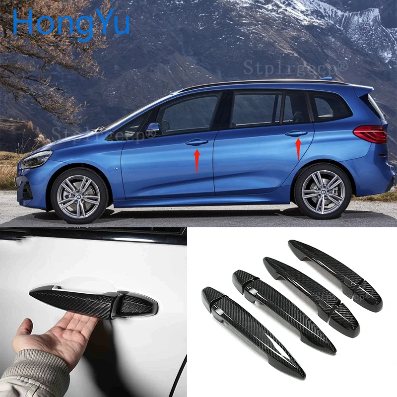 Наружная крышка дверной ручки из углеродного волокна для BMW 2 серии F45 218i 220i 218d