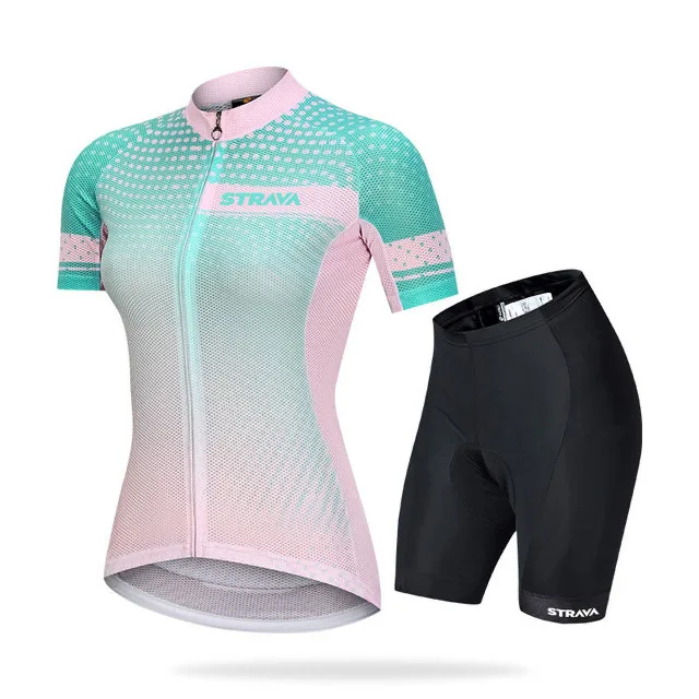 

2021 Ciclismo de manga corta para mujer, ropa de Ciclismo de Carretera Edición de equipo, tirantes, se pueden personaliz