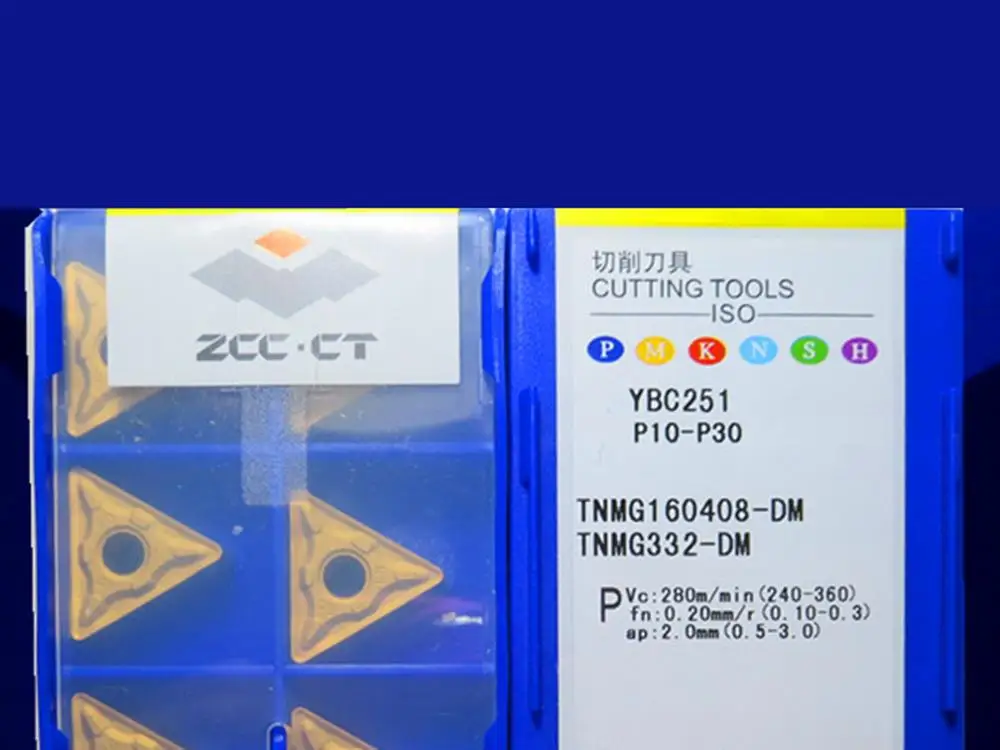

TNMG160408-DM YBC251 CNC caribde inserts 10PCS