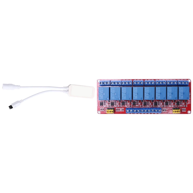 

WIFI Smart RGBW Led Strip Controller + Infrared Remote Control(IR) & 8-Channel 8-CH Relay Module DC 5V