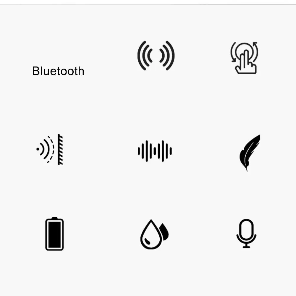 

True Wireless TWS Touch Bluetooth 5.0 Mini Sport Earbuds Headset Stereo Earphone For Huawei Xiaomi Redmi Samsung Phone Headphone