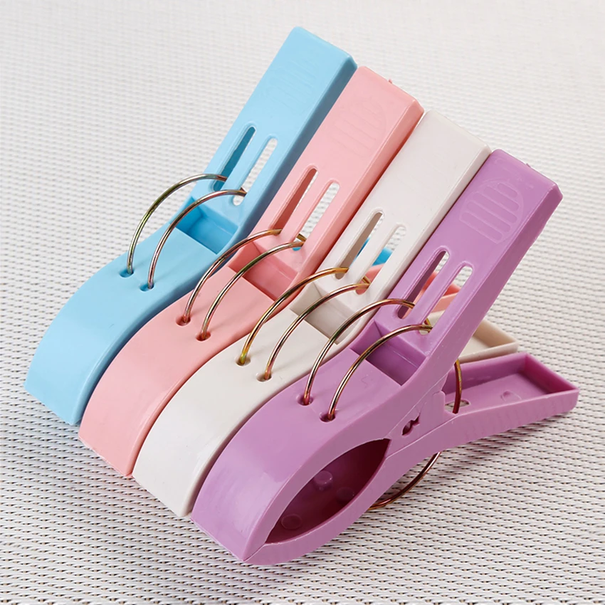 1 шт. Творческий цветные клипсы пляжные Полотенца зажим чтобы предотвратить