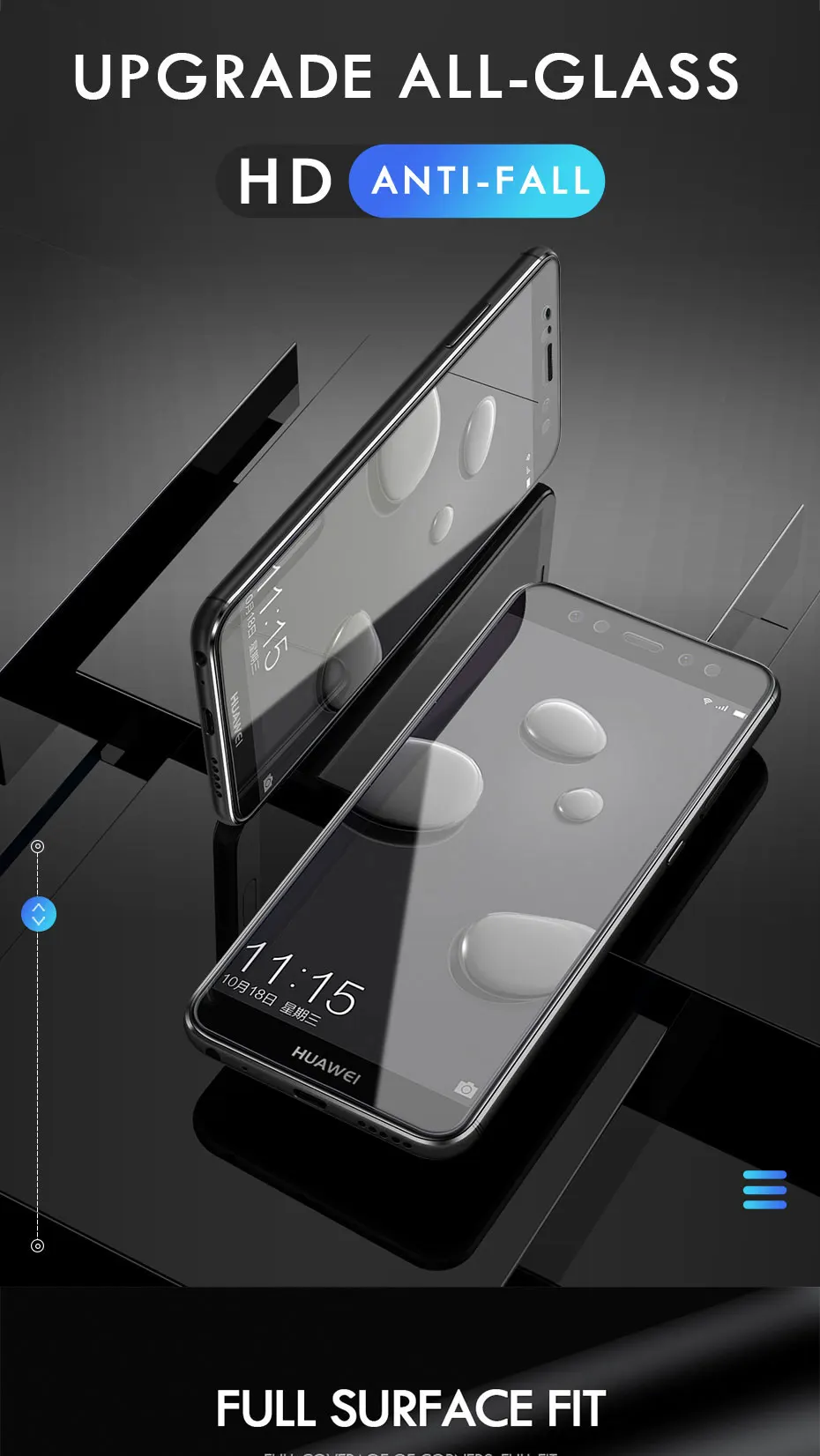 4 шт закаленное стекло для huawei P20 Pro P30 Lite mate 10 20 Lite защита экрана Защитное стекло для huawei P Smart стекло