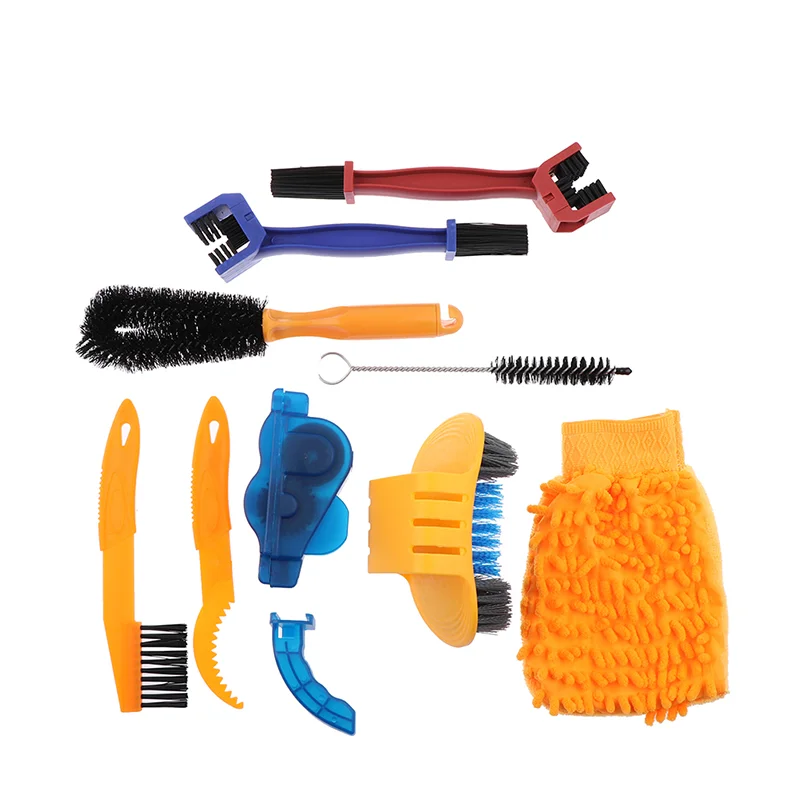 

9 шт./набор, щётки для мойки горного велосипеда