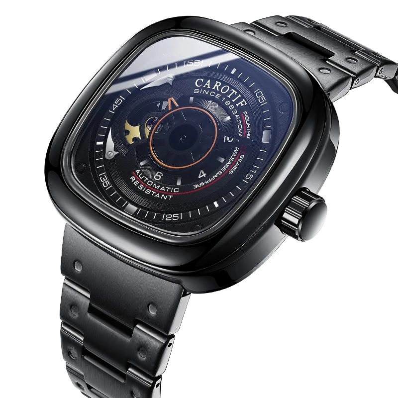 Высокое качество роскошные полностью стальные мужские часы Montre автоматические механические наручные часы для мужчин Reloj Hombre деловые часы для мужчин
