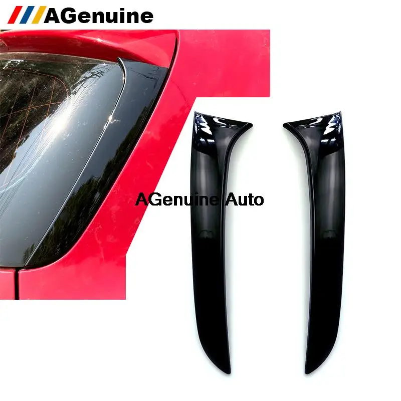 

Заводской глянцевый черный принт из углеродного волокна задняя дверь плавник оконные декоративные планки для BMW 1 серии F20 F21