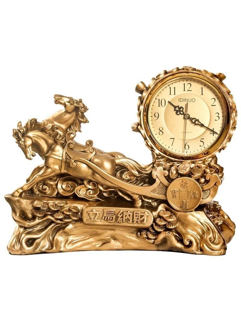 

Desk Clocks, Desk Clocks, Ornaments, Clocks, Living Room, Pendulum Clocks, Fashion Desk Clocks, Wine Cabinets, Light Luxury Art