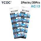 YCDC 1,55 V LR44 A76 AG13 SR1154 для часы с калькулятором AG13 pile montre relogio celular horloge batterijen batterie bottone