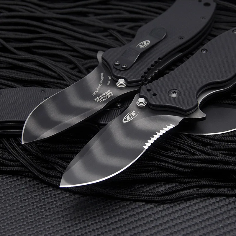 Карманный складной нож TUNAFIRE ZT0350 тактический с шарикоподшипником лезвие S30V
