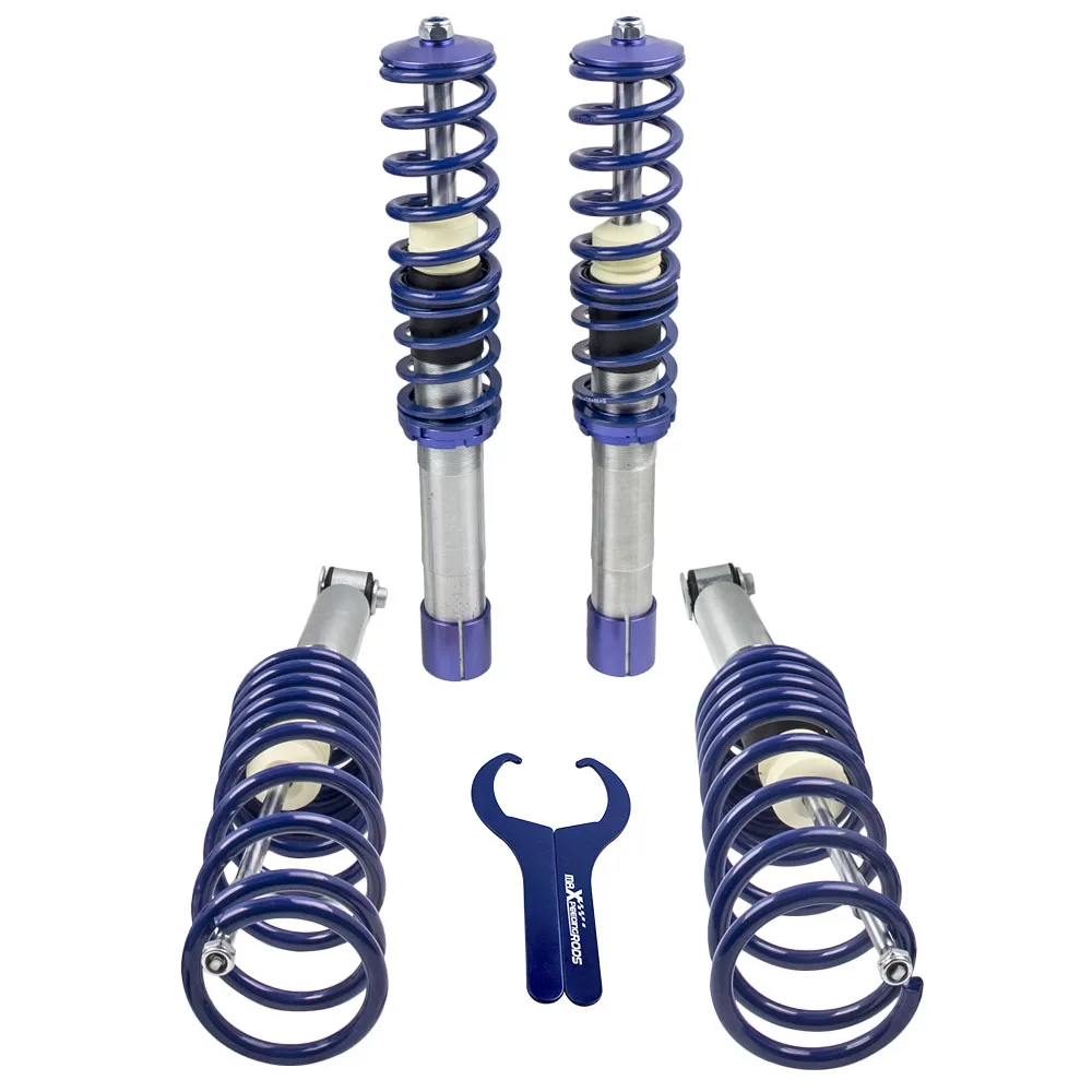4 шт. Регулируемый пружинный набор Coilover для BMW E39 5-SERIES Sedan опускающие ударные