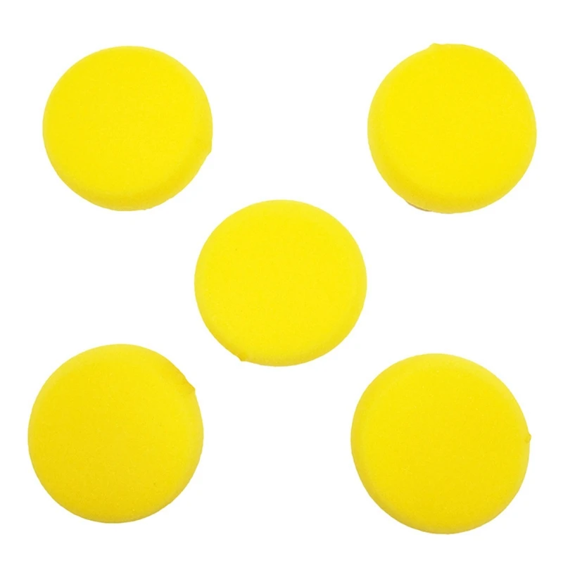 

C5AB Round Synthetic Watercolor Artist Sponges Cleaning Sponge Tools Cleaner 12Pcs for Wall Artist Face Painting