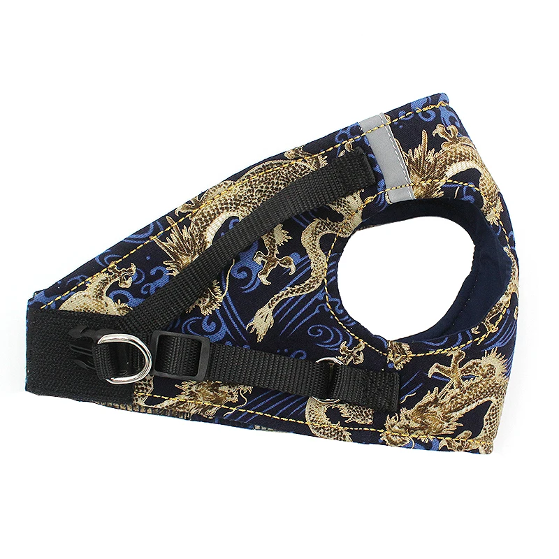 Нагрудный ошейник для собак с рисунком дракона набор поводков и дышащие товары