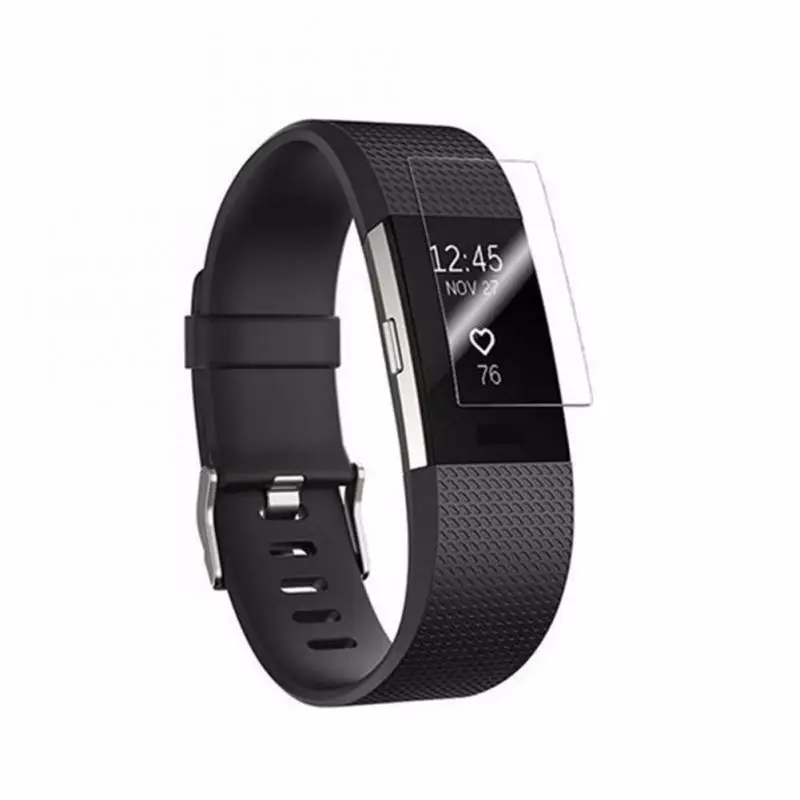 3 шт. полное покрытие для Fitbit Charge браслета закаленное стекло защита экрана чехол