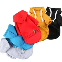 pet clothes for big dog zipper pocket sweater small and medium sized dog clothes french bulldog teddy warm winter pet supplies