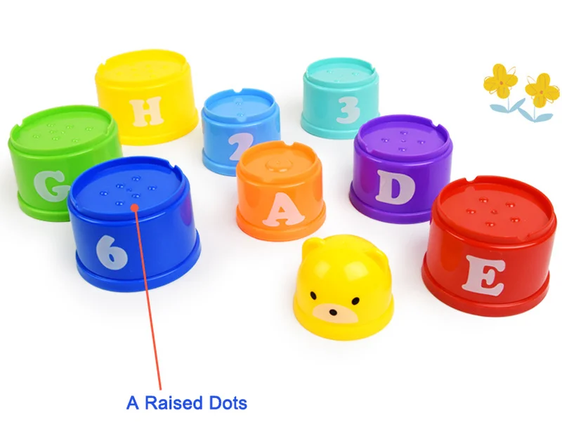 Обучающие Детские игрушки 8 шт. 6 месяцев фигурки с буквами складная стек башня из