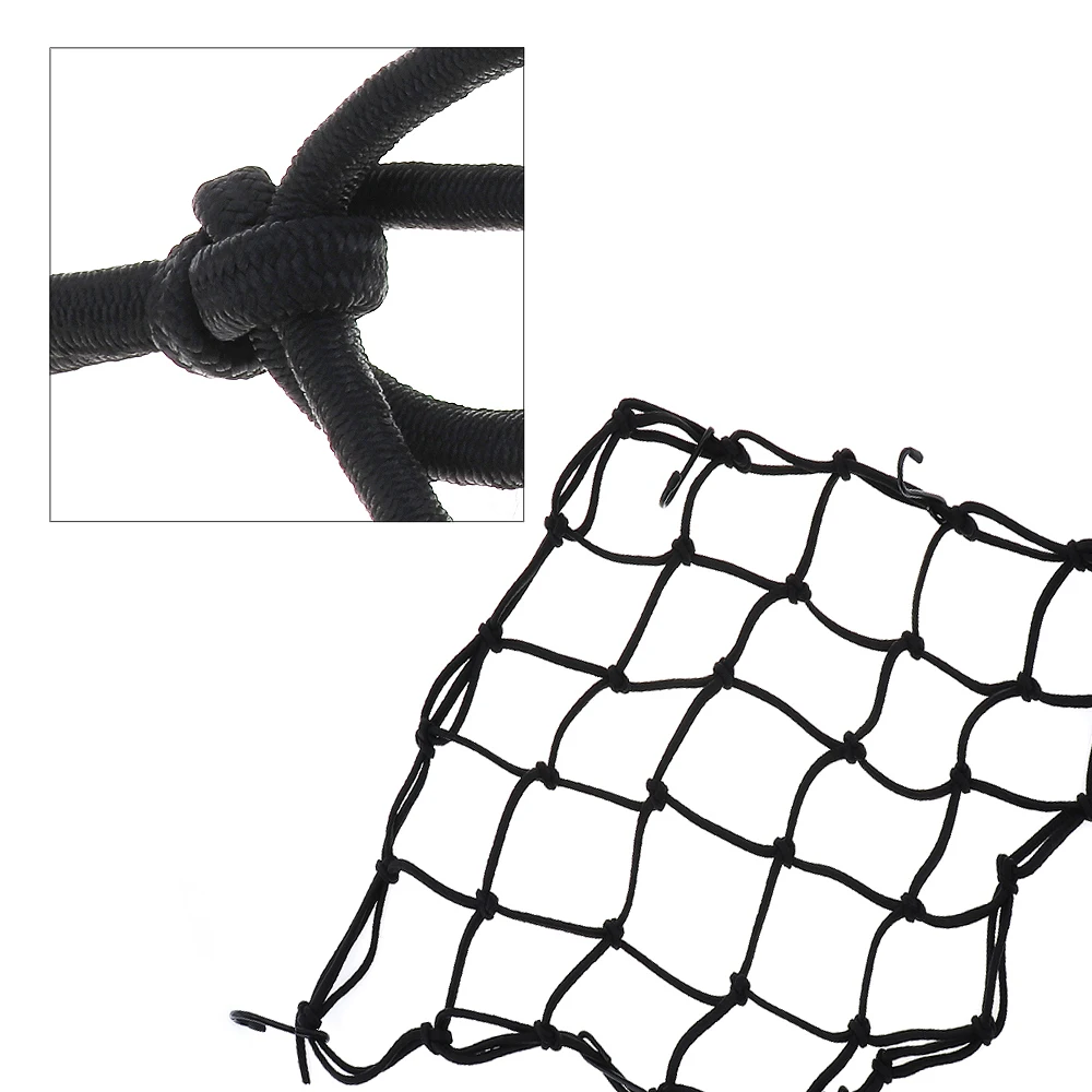 Motorcycle Baggage Net 40 × cm High Toughness Universal Tank with 6 Hooks and Tight Mesh for Riding | Автомобили и мотоциклы