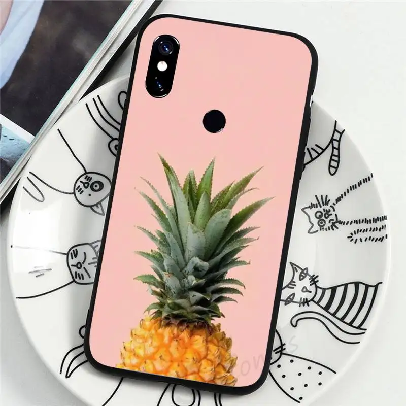 

Summer Fruit Pineapple Watermelon Lemon Phone Case For Xiaomi Redmi note 7 8 9 t k30 max3 9 s 10 pro lite