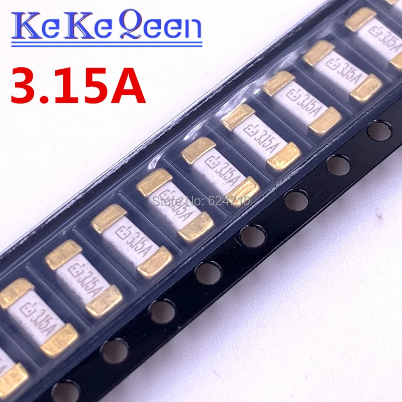 100 шт. = 10 видов * 1808/2410 SMD 0 25a/0 5a/0 75a/1A/1.5A/2A/3A/3.15A/5A/10A позолоченных колпачков
