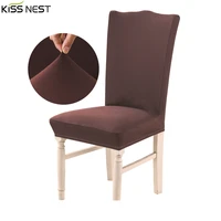 non slipcover removable anti dirty seat chair cover spandexchair cover for kitchen banquet wedding dinner