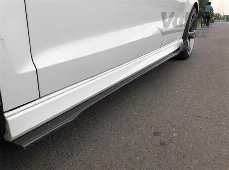 Для Audi A5 S5 RS5 B9 B10 2017-2024 комплект боковой юбки из настоящего углеродного волокна