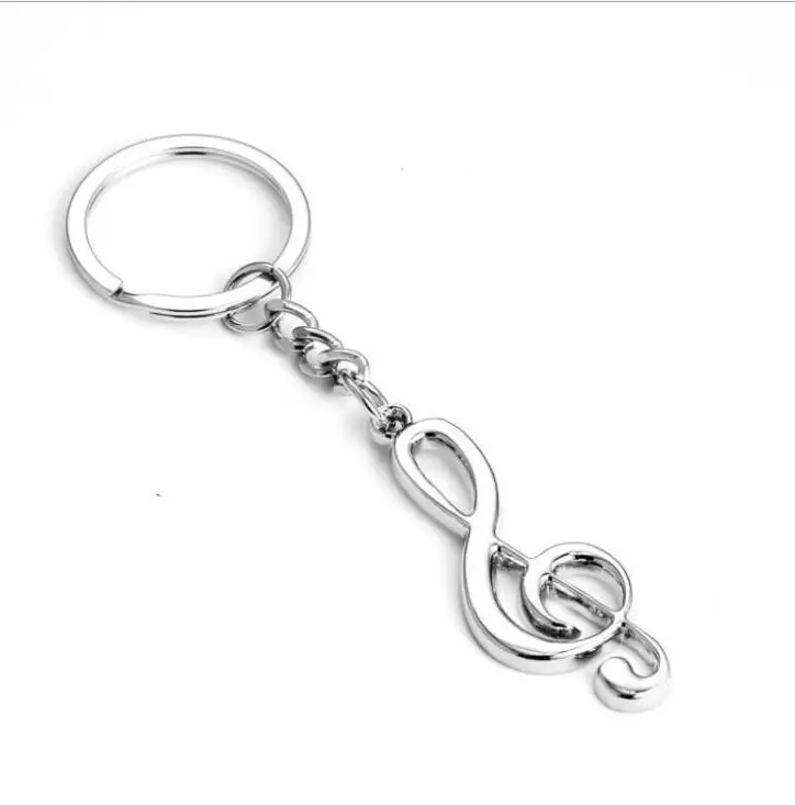 Горячая Распродажа скрипичный ключ подарки покрытием музыкальная нота брелок