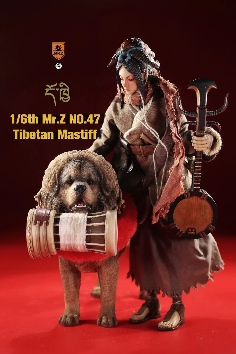 Mr.Z MRZ047 1/6 Имитация животных модель 47 Пули тибетский мастиф может использоваться