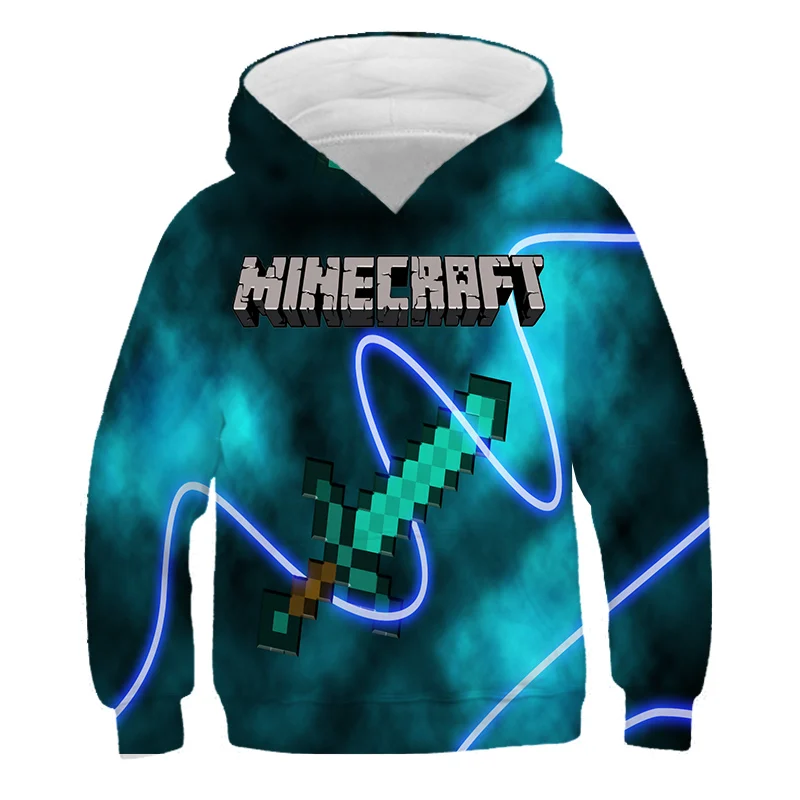 

Minecrαft Hoodie Popular Video Game Clothing Baby Boy Clothes Cosplay Kid's Sweatshirt Girl clothes Outdoor Leisure Fashion Top