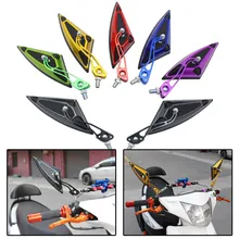 motorbike backup mirror part triangle motorcycle side mirror for yamaha suzuki honda cb500x msx 125 cb650f moto rearview mirrors