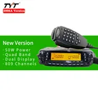Ретранслятор TYT TH9800, TH-9800, 50 Вт, с двойным дисплеем, для автомобиля, грузовика, двухсторонней радиосвязи, версия 2005A, СВЧУВЧ-трансивер