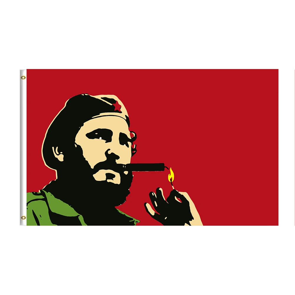 Флаг Che Guevara 3x5 футов 90x150 см баннер из полиэстера 100D с двумя латунными