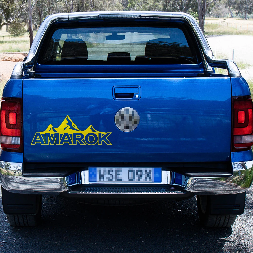 Наклейка на дверь заднего багажника пикапа для Volkswagen VW Amarok Truck Graphic Mountain