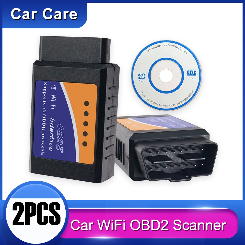 Автомобильный сканер OBD2 диагностический инструмент для считывания кодов Wi-Fi