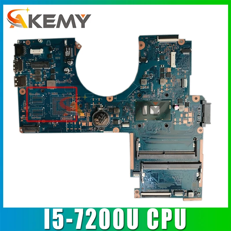 

For HP 15-AU Laptop Motherboard DAG34AMB6D0 901574-601 With I5-7200U CPU DDR4 MainBoard 100% Tested Fast Ship