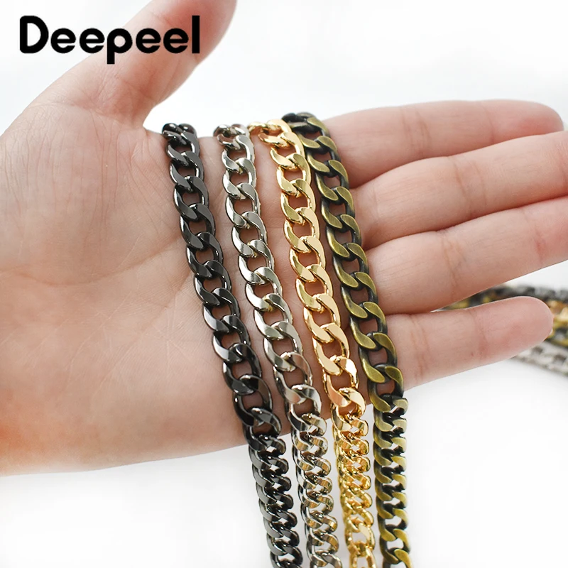 

Цепочка из металла для сумочки, регулируемый ремешок для дамской сумочки, аксессуары «сделай сам», 8 мм