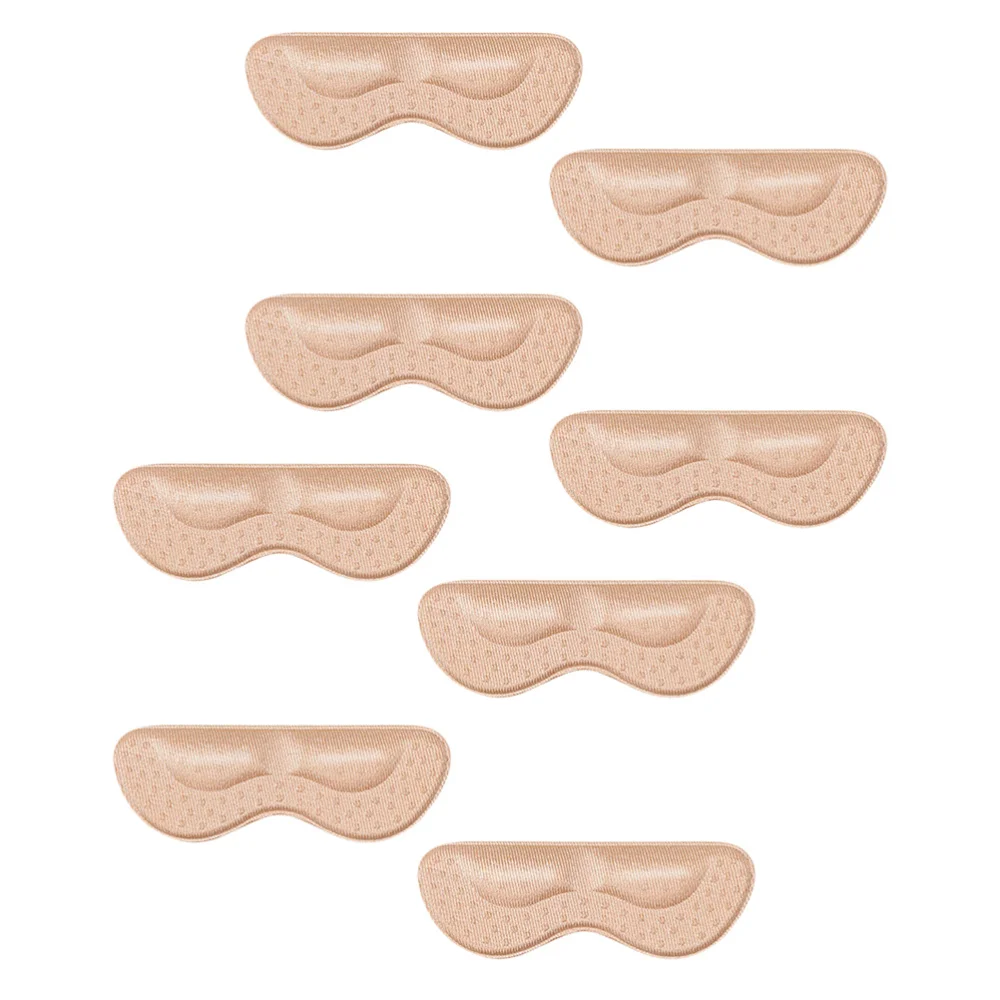 

1 Set 4 Pairs Heel Liners Adhesive Heel Liners Wear-resistant Heel Stickers