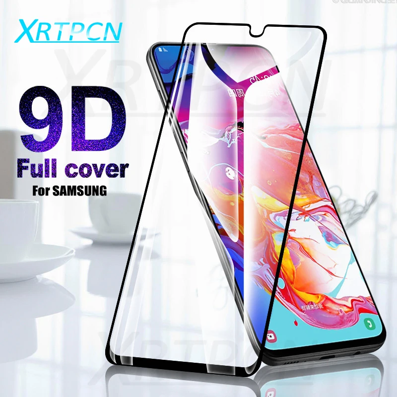 Защитное стекло 9D для Samsung Galaxy A10 A20 A30 A40 A40S A50 A60 A70 A80 A90 A20E M10 M20 M30 пленка экрана из