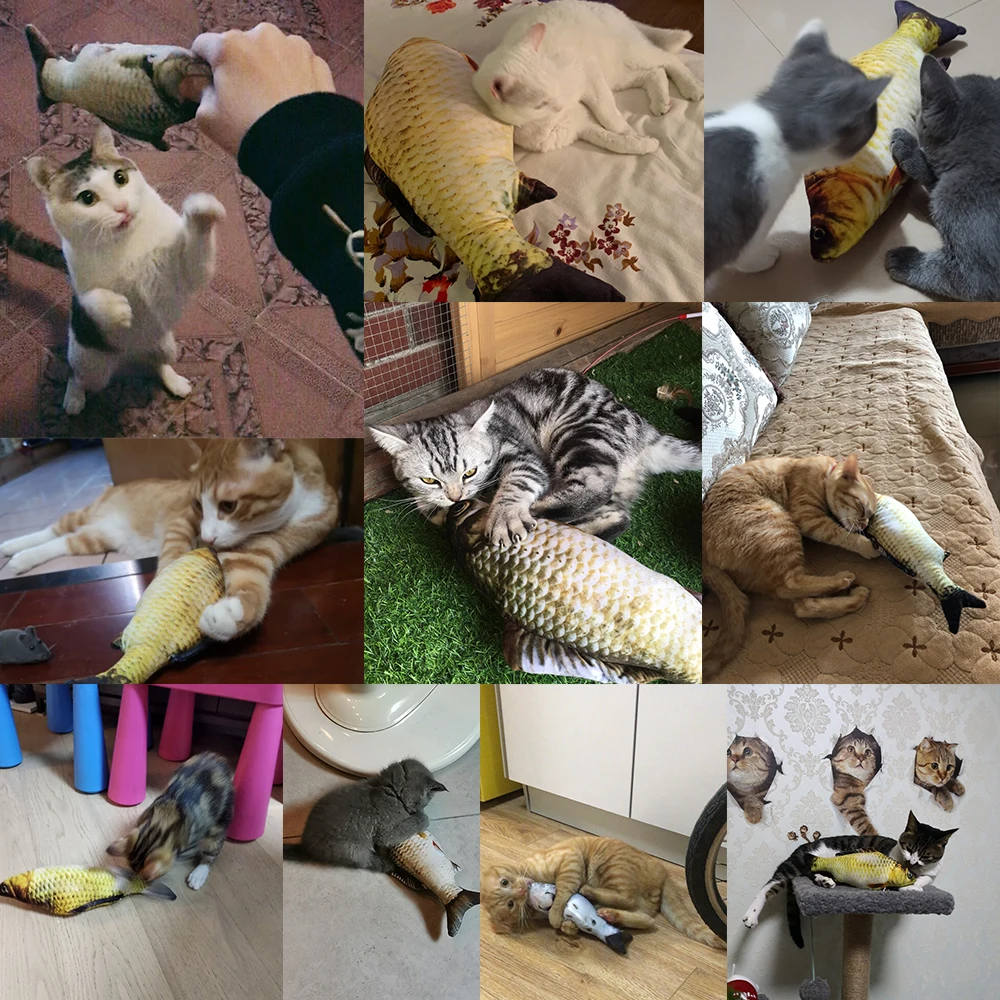 Электронная игрушка для кошек электрическая USB зарядка имитация рыбы игрушки