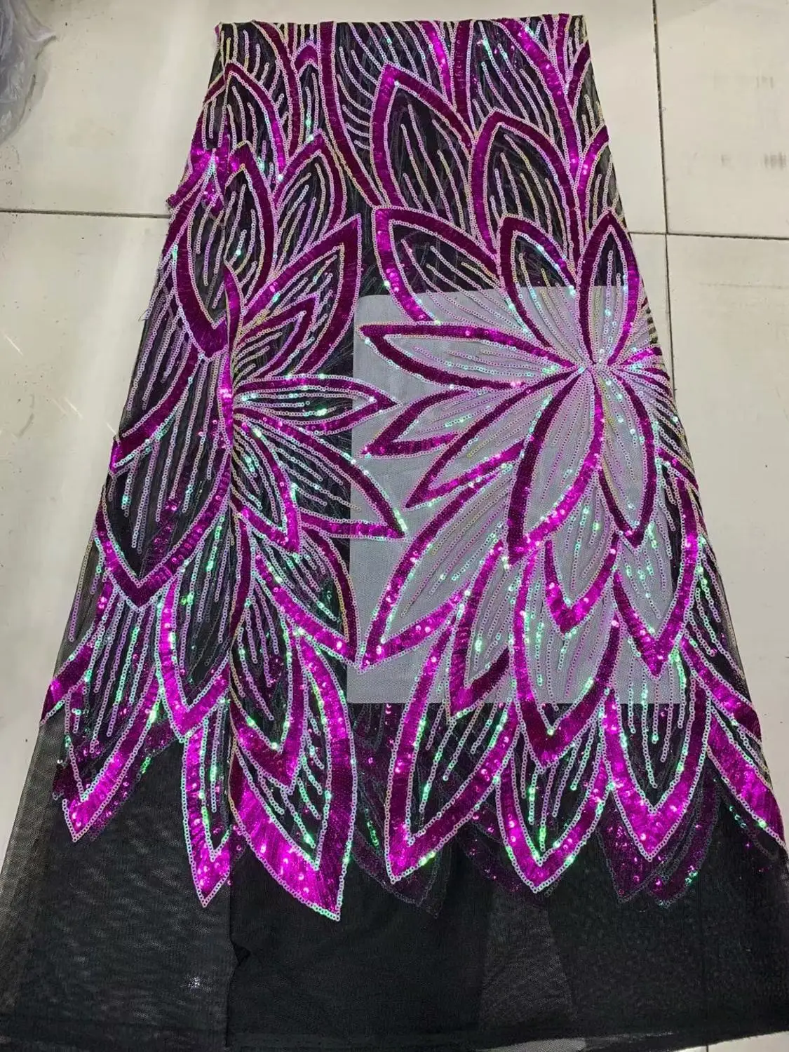 Органза Лидер продаж нигерийское кружево с блестками ткани 2019 Высокое качество