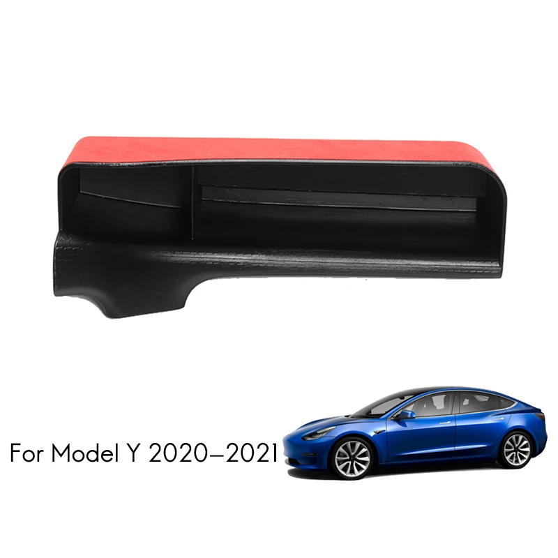 

Car Center Console Side Organizer Seat Space Space Storage Box for Tesla Model 3 Y 2021 Car Styling Red