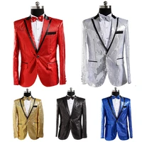 mens sequin jacket suit jacket costume jacket nightclub singer men suit jacket ropa de hombre 2020 men clothes