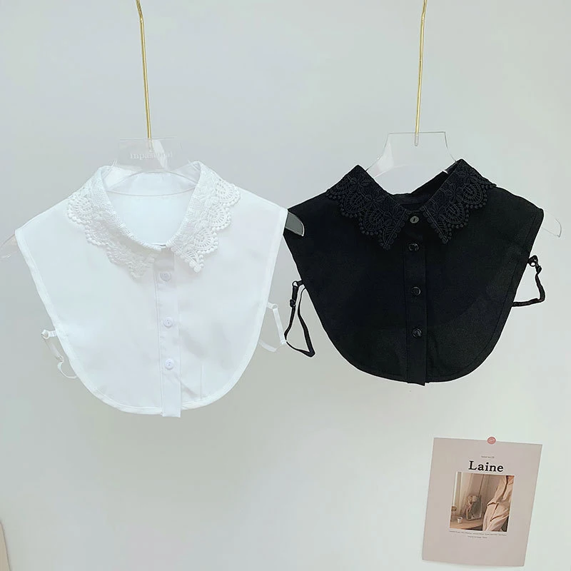 Linbaiway женские съемный воротник кружевное платье с цветочным рисунком и кружевным